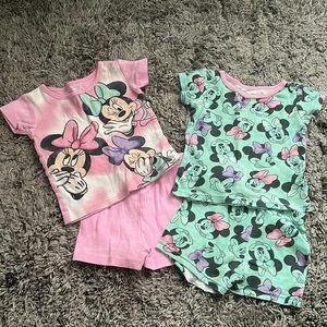 Minnie Mouse pajama sets